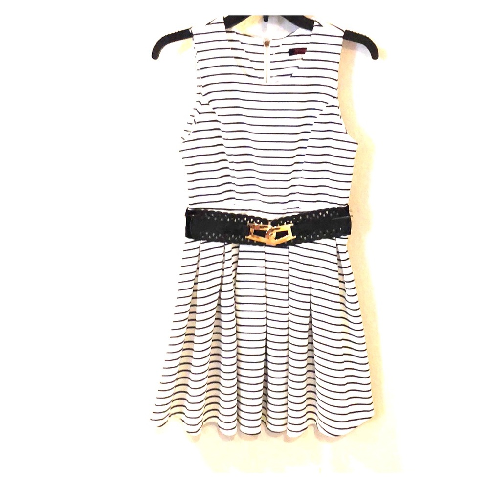 Black and white dress